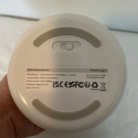 Momcozy Baby White Sound Machine, Toddler Sleep Trainer, Personal Sleep Routine - Picture 5 of 9